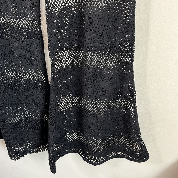 Black beach cover up pants size 10 PLT - Picture 2 of 3